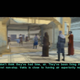 A blurry screenshot of three Jedi and soldiers having a discussion.